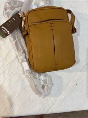 American Leather Co. Tan Crossbody